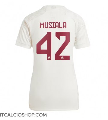 Bayern Munich Jamal Musiala #42 Terza Maglia Femmina 2023-24 Manica Corta